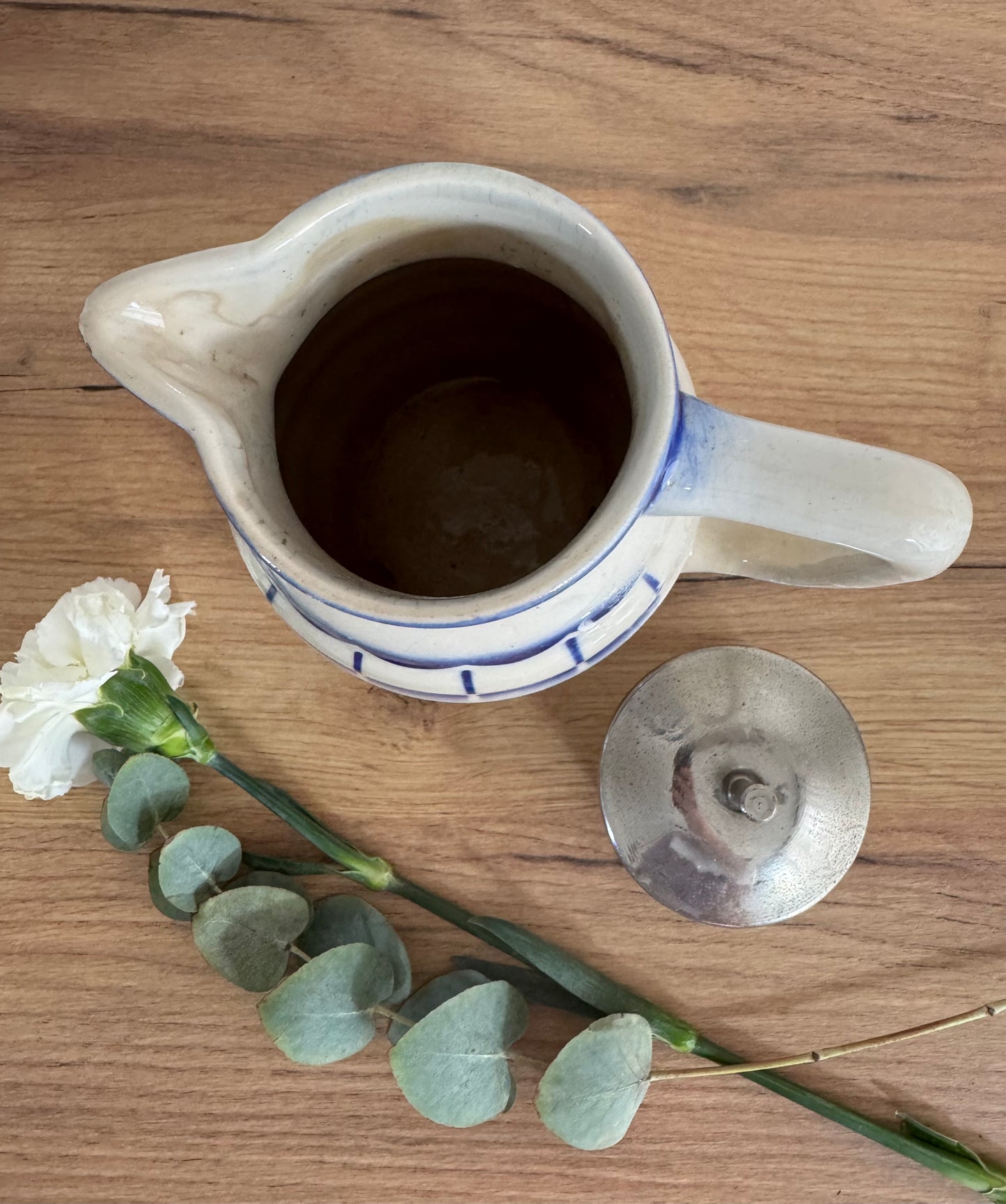 Théière pichet Sarreguemines vintage