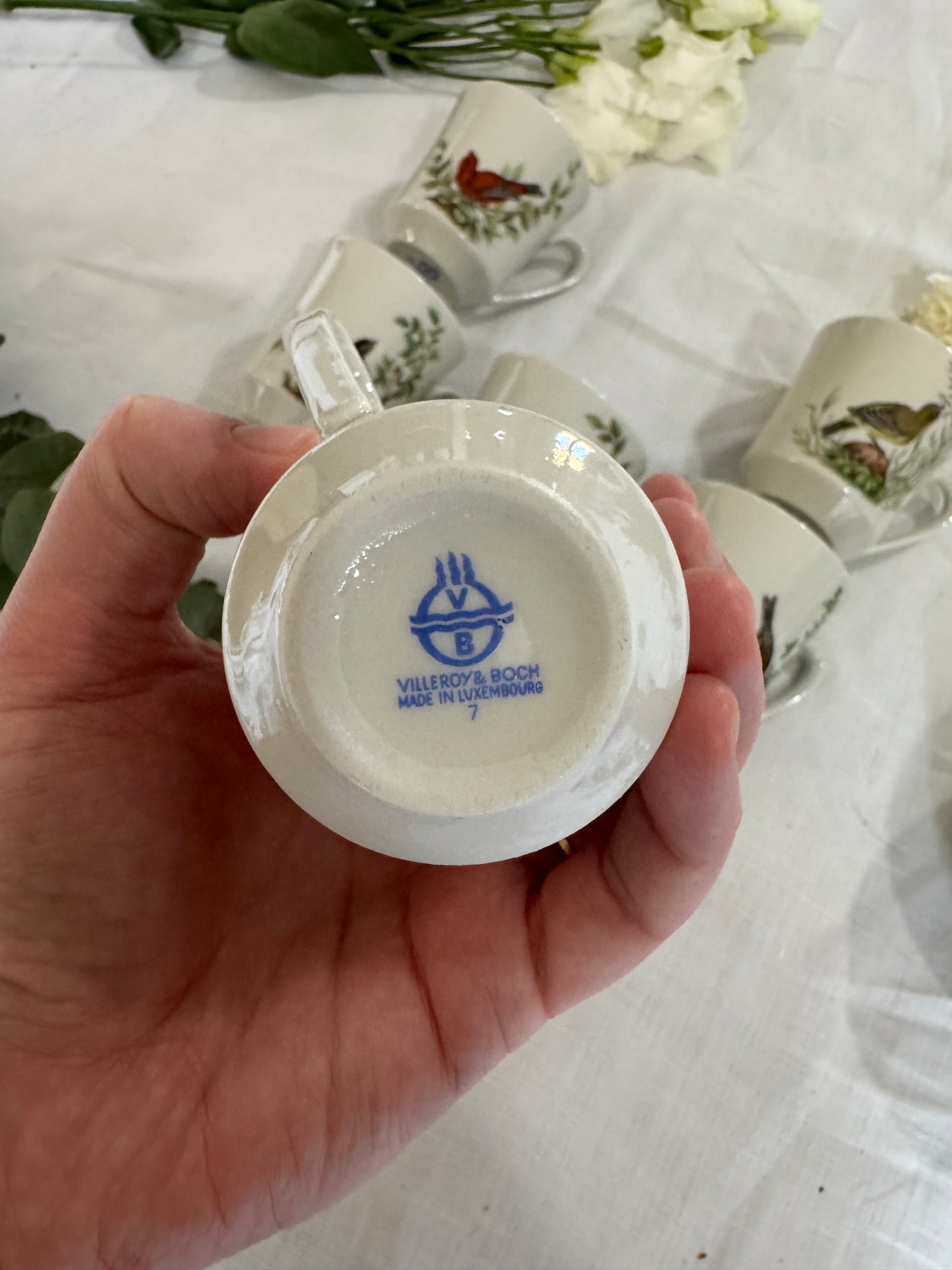 Service à café Villeroy & Boch oiseaux