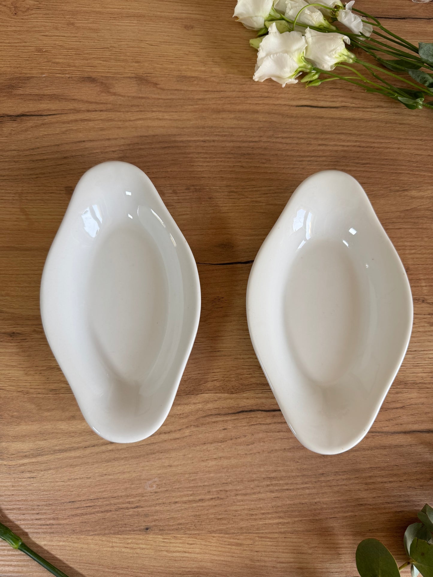 Lot de 3 raviers Limoges porcelaine