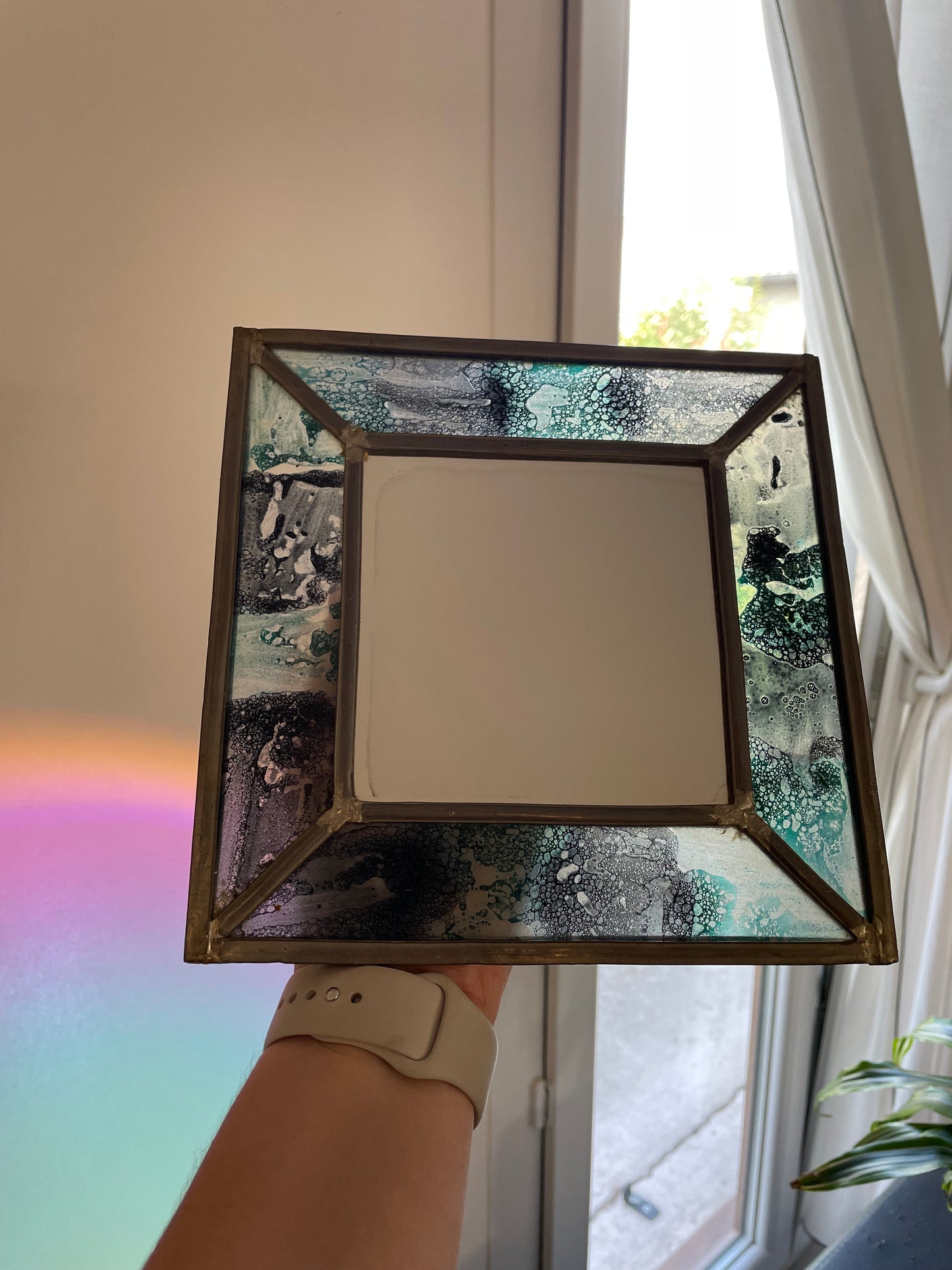 Miroir vitrail