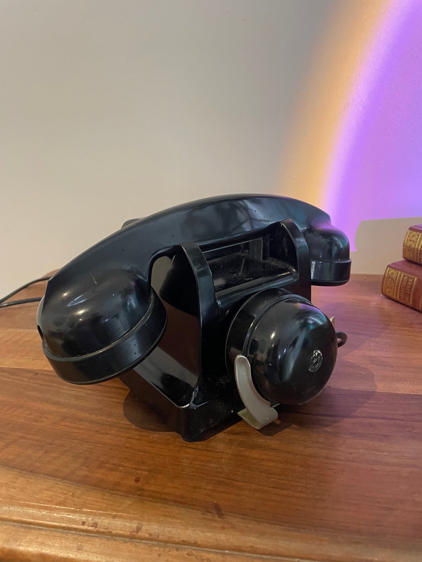 Téléphone vintage Bakélite noir