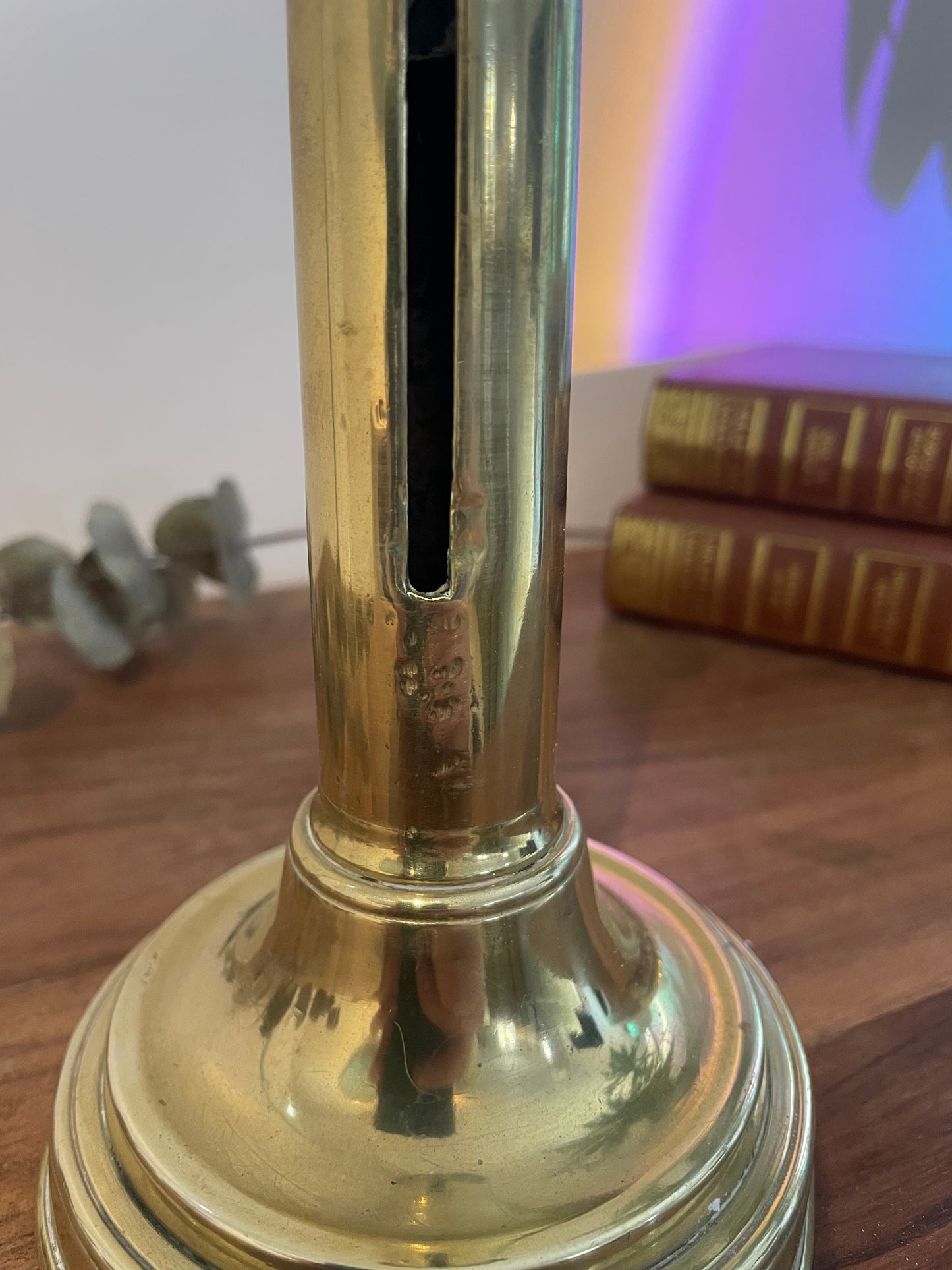 Bougeoir vintage en laiton