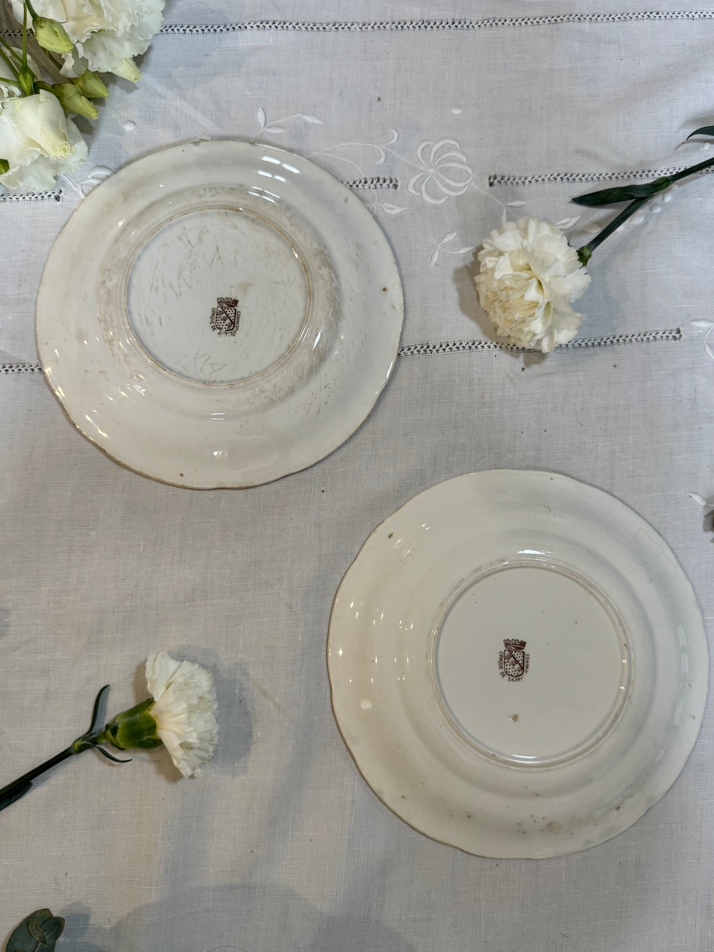 Lot 2 assiettes parlantes Sarreguemines