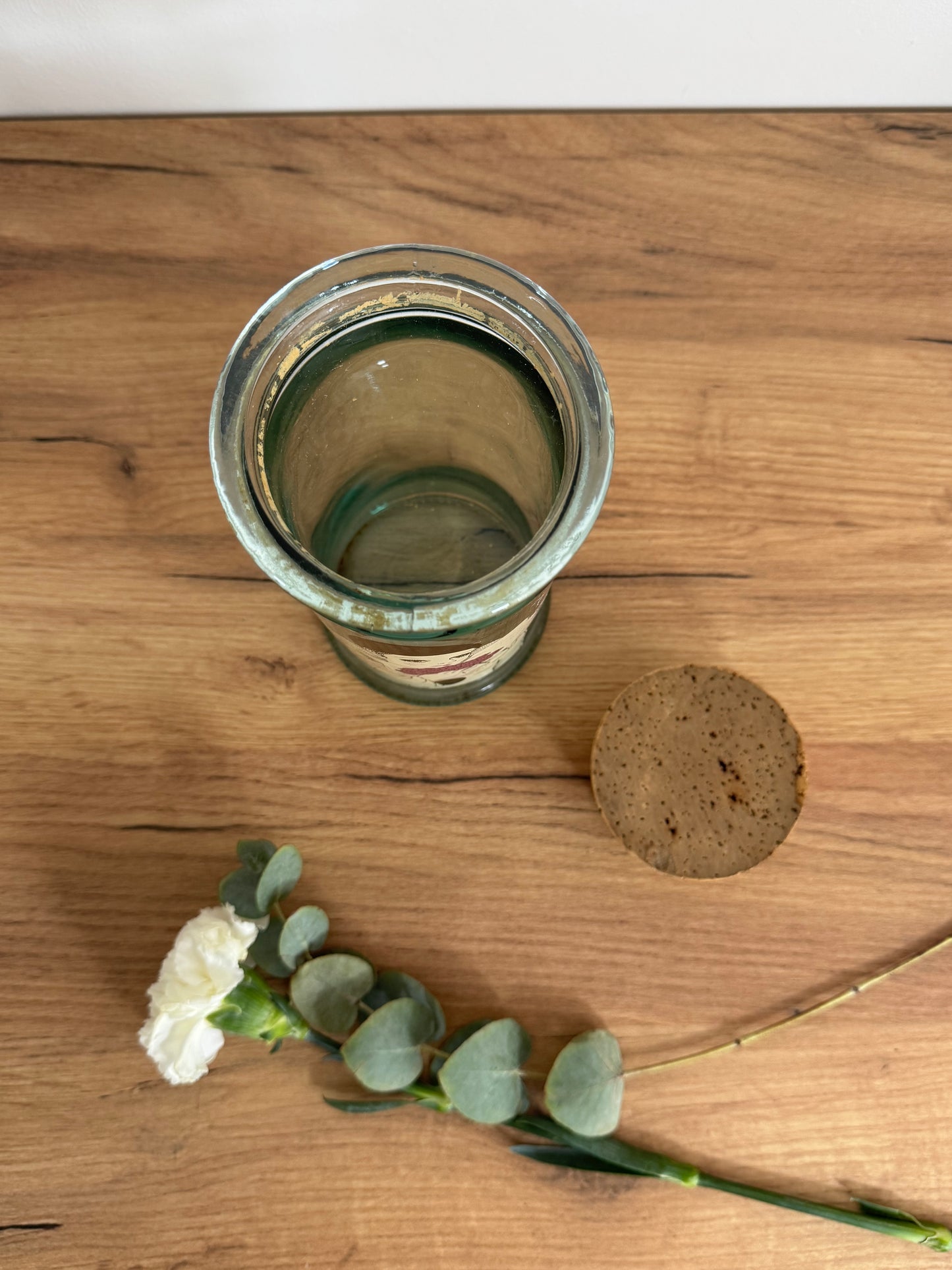 Ancien bocal Pierrot Amore