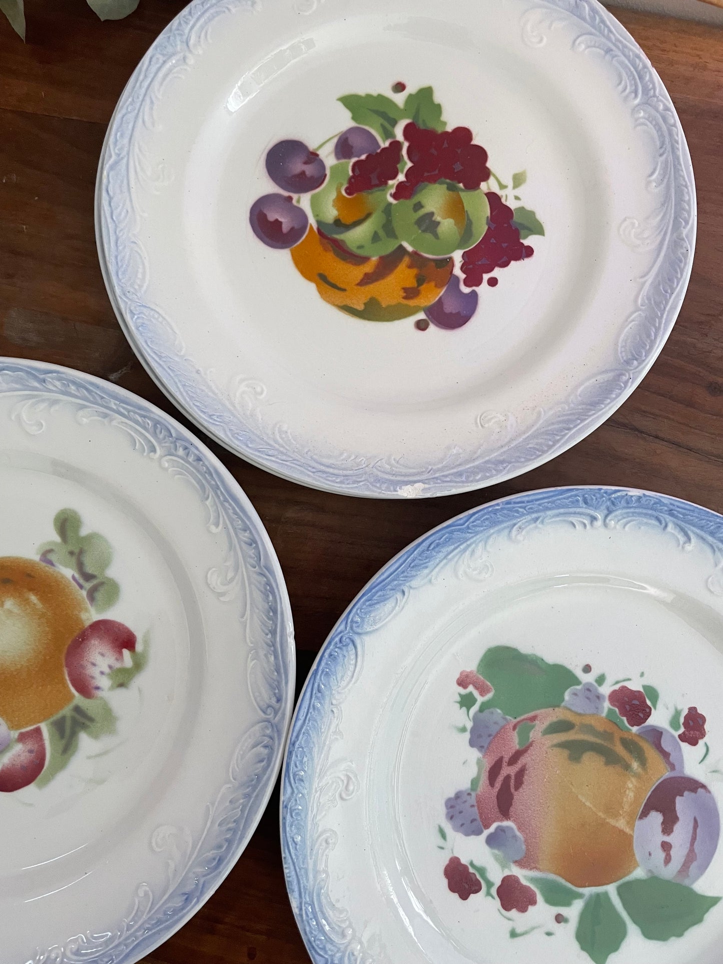 Lot de 6 assiettes à dessert St Amand