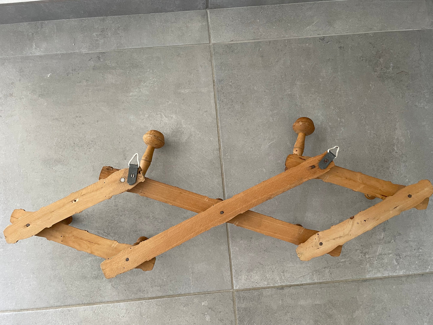 Porte-manteaux en bambou vintage