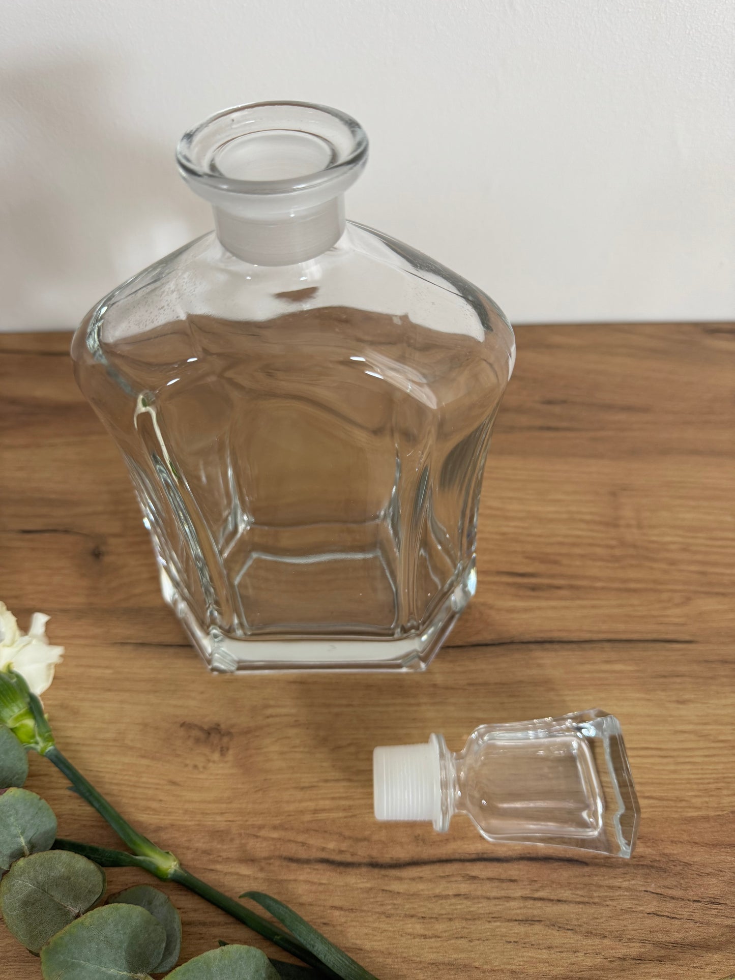 Carafe whisky transparente