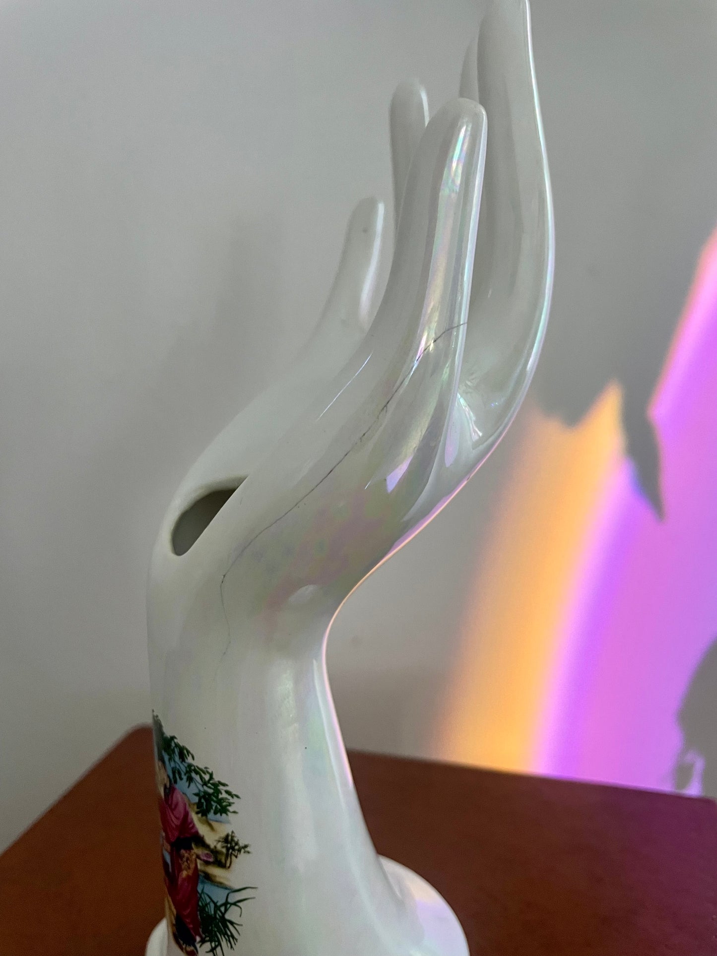 Baguier soliflore décors japonais