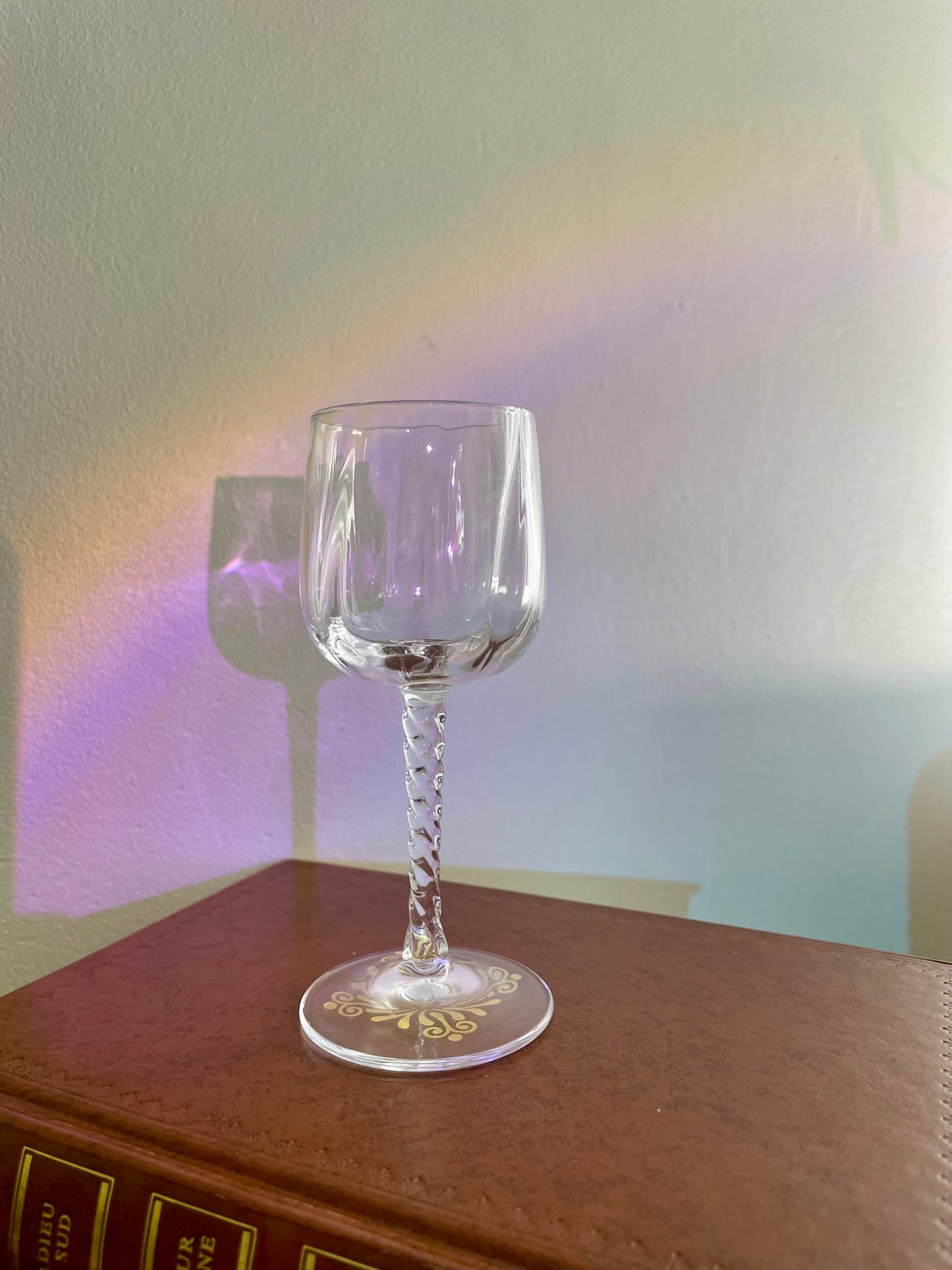 Lot de 6 verres à liqueur en cristal