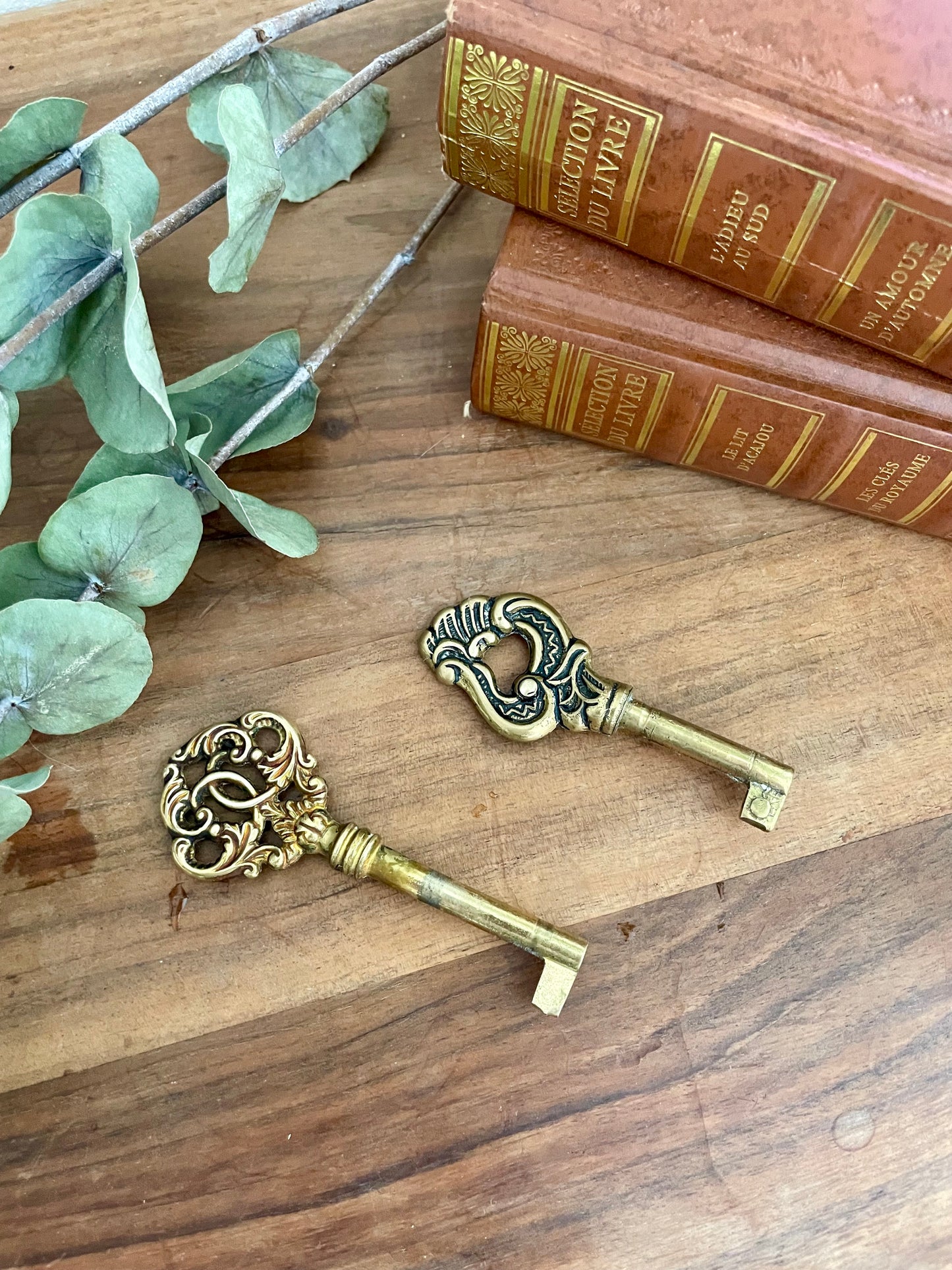 Lot deux clefs anciennes