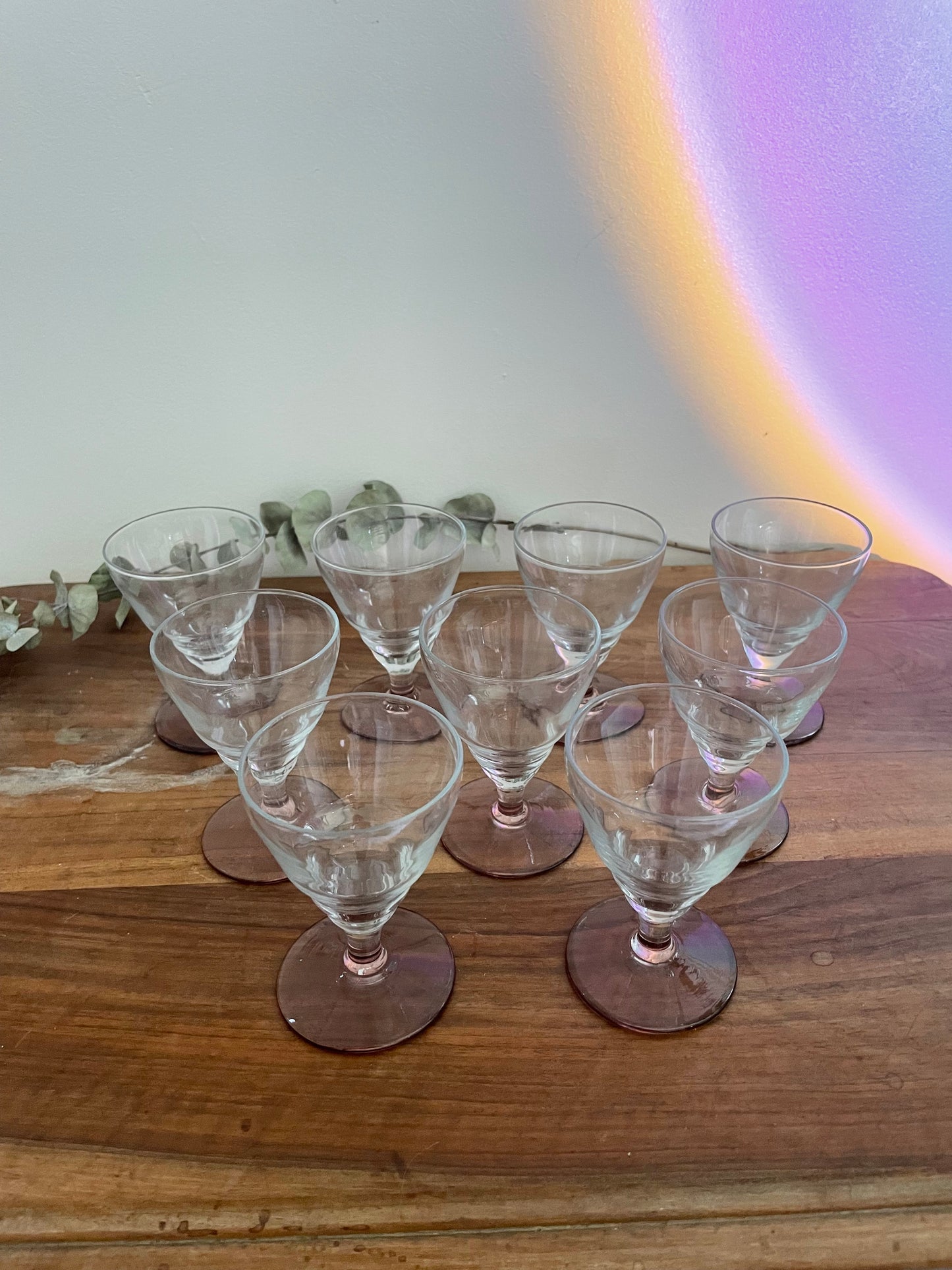 Service de 29 verres vintage