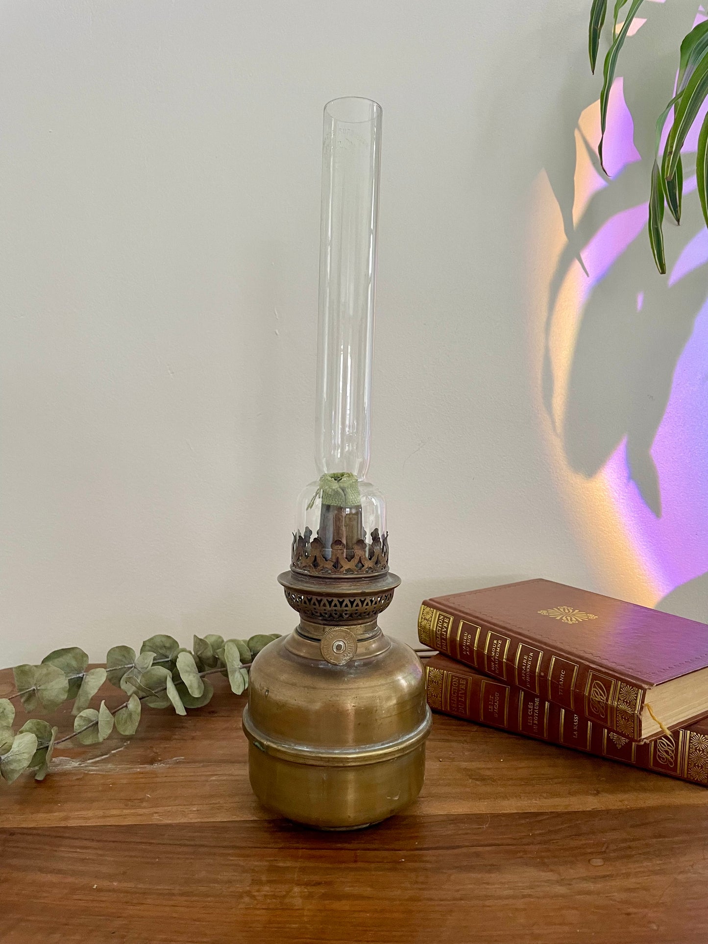 Lot de lampes à pétrole et huile vintage