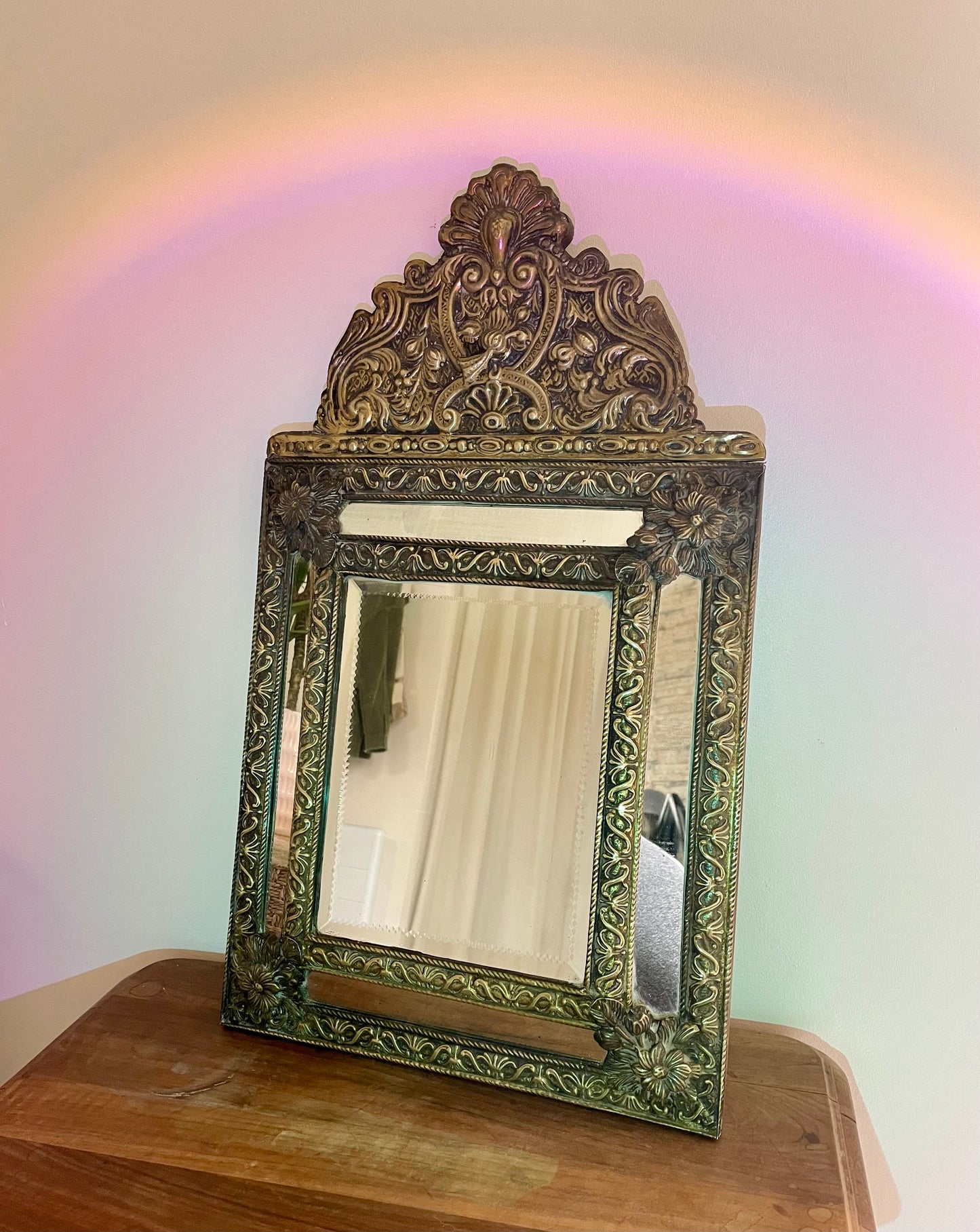 Miroir ancien à parcloses