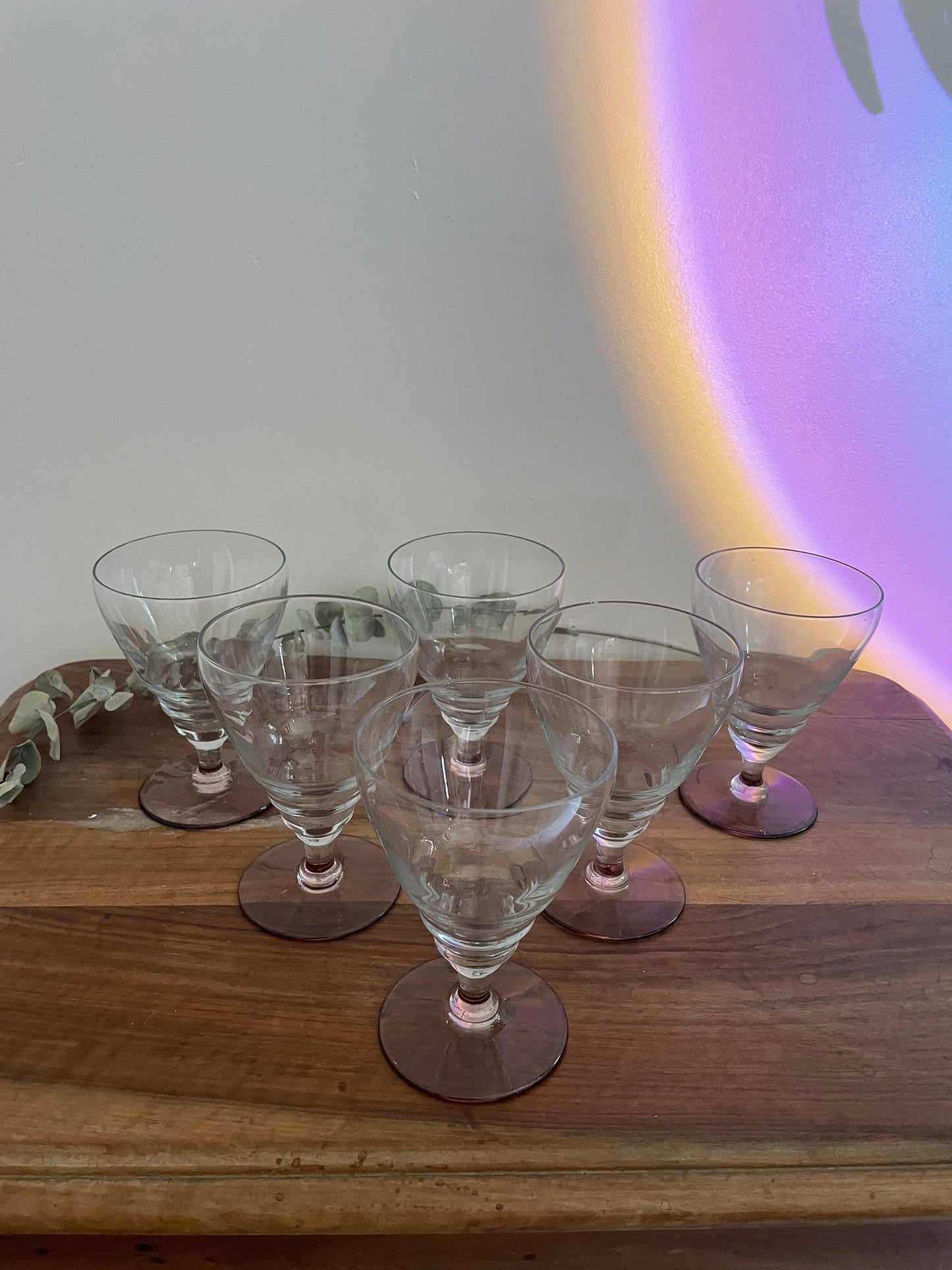 Service de 29 verres vintage