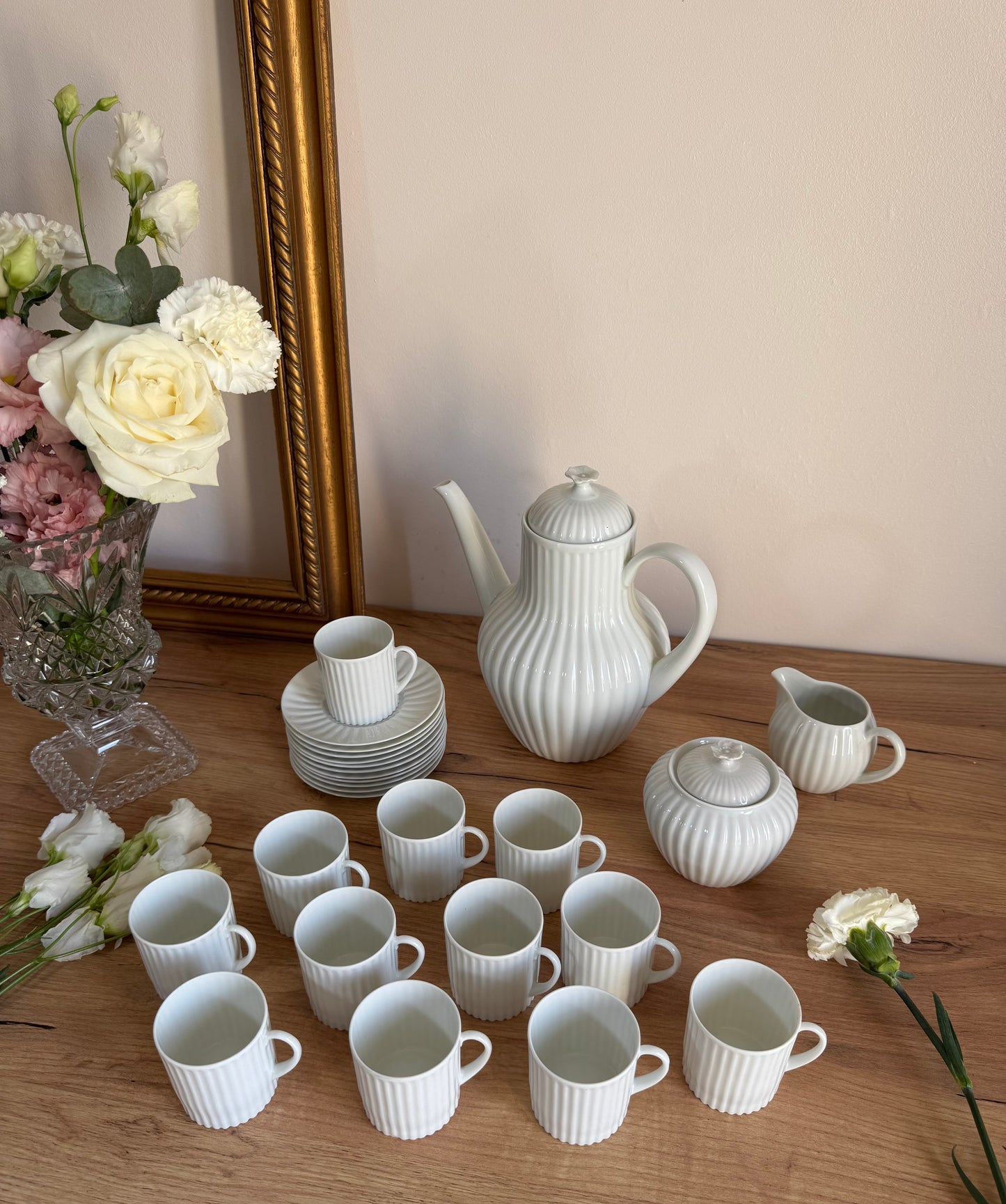 Service à café ou thé en porcelaine Limoges