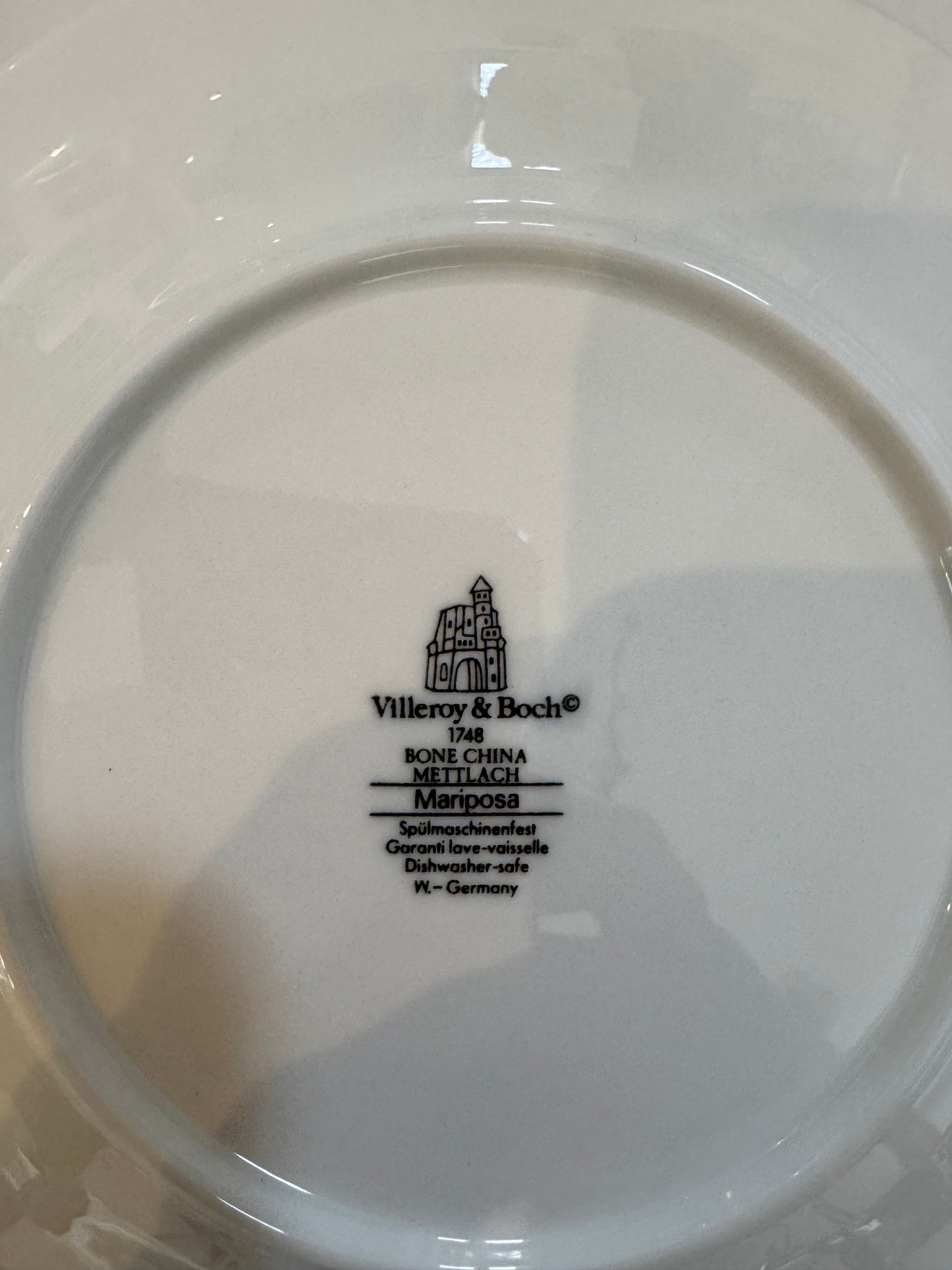 Assiettes Mariposa Villeroy and Boch
