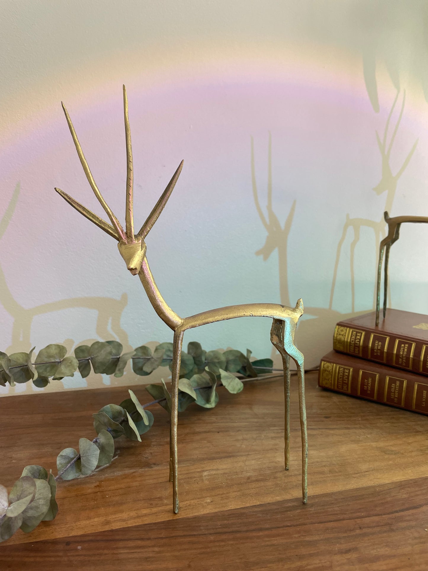 Lot de 3 antilopes en laiton