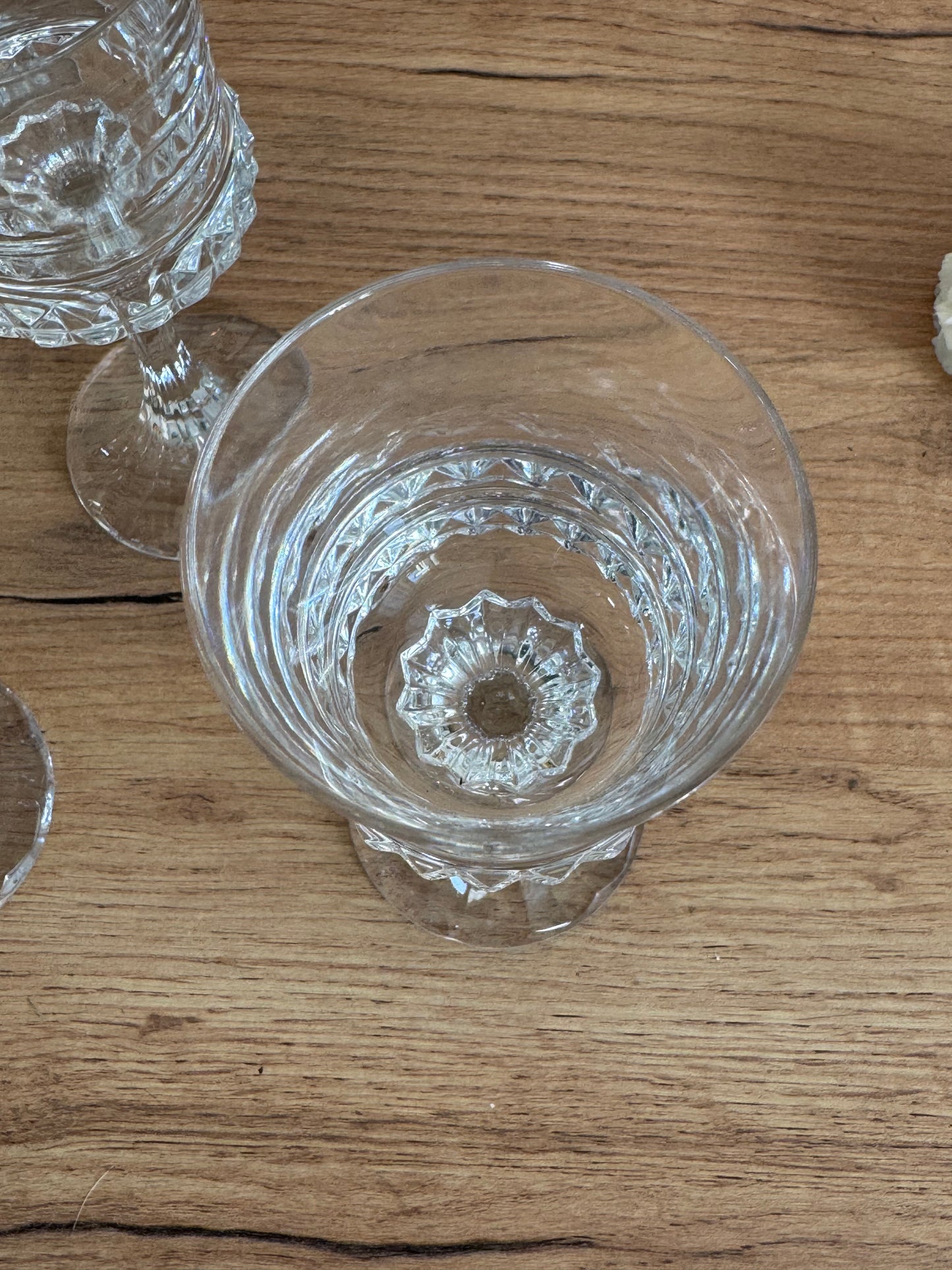 Verres à vin vintage Villeroy Boch cristal
