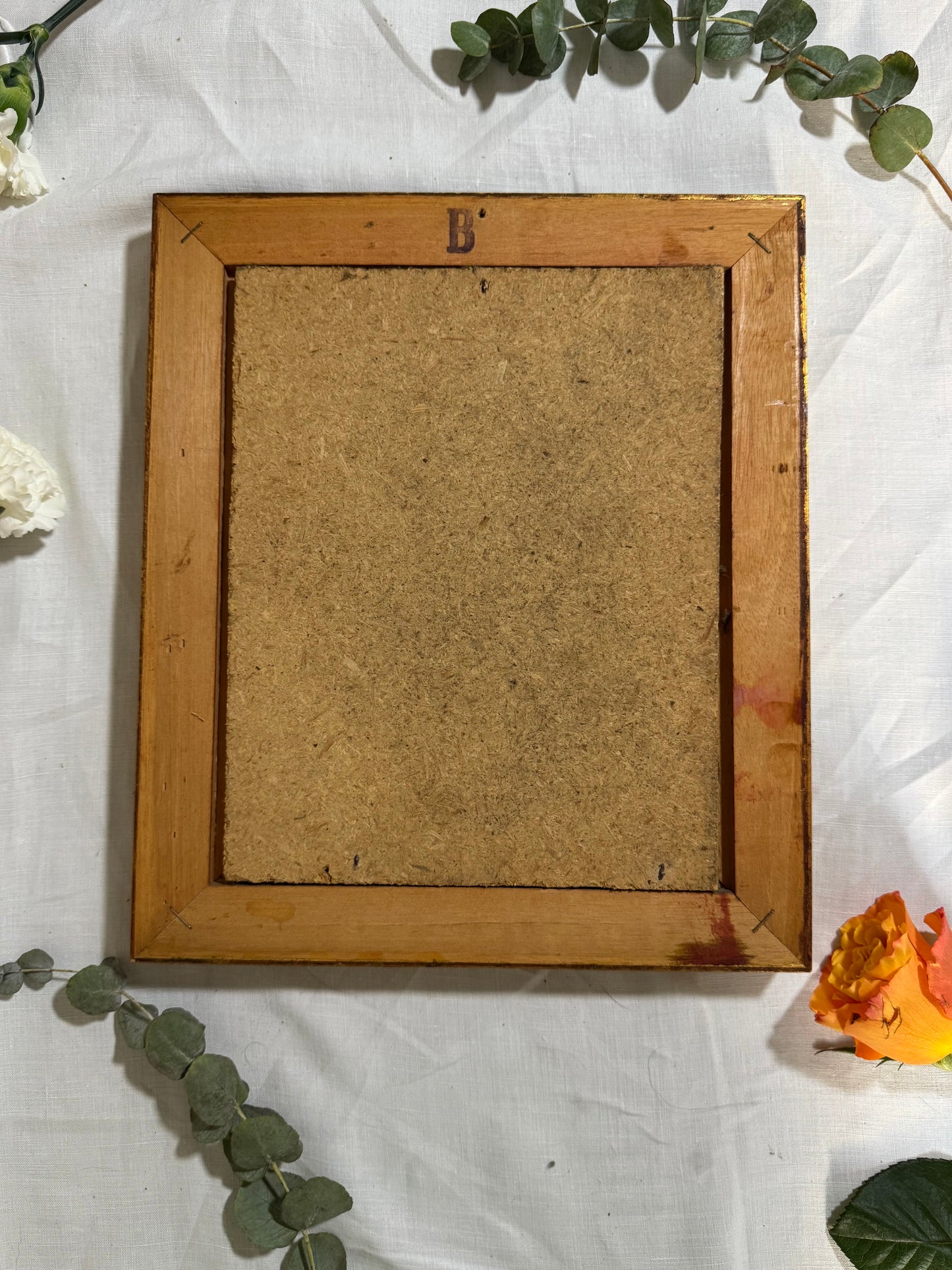 Cadre bouquet de fleurs vintage