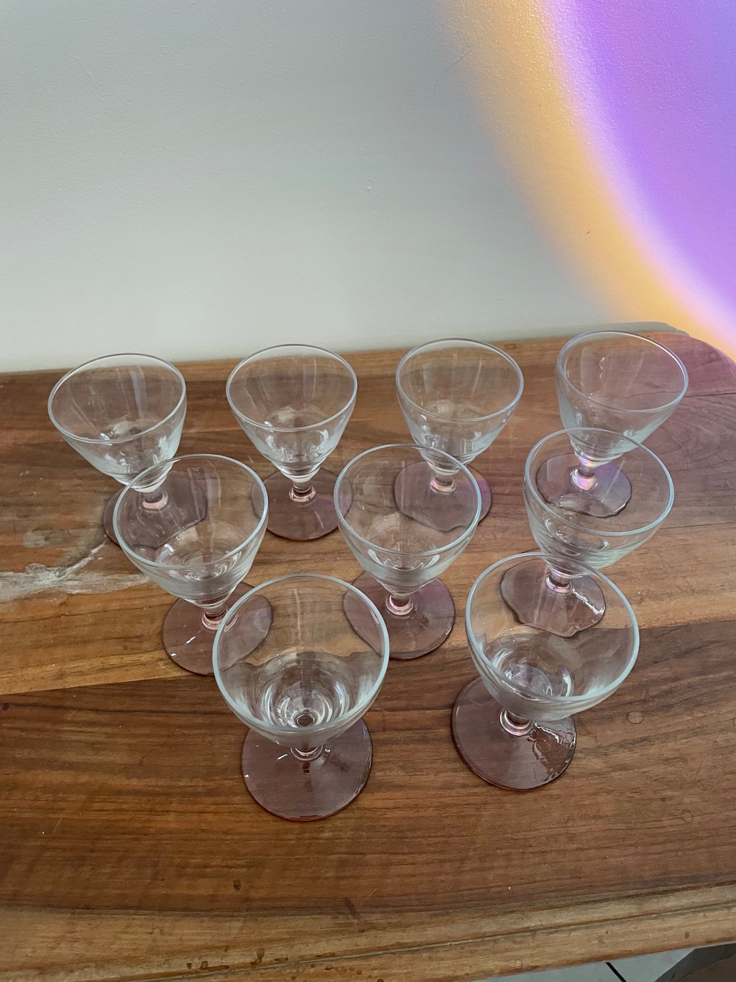 Service de 29 verres vintage