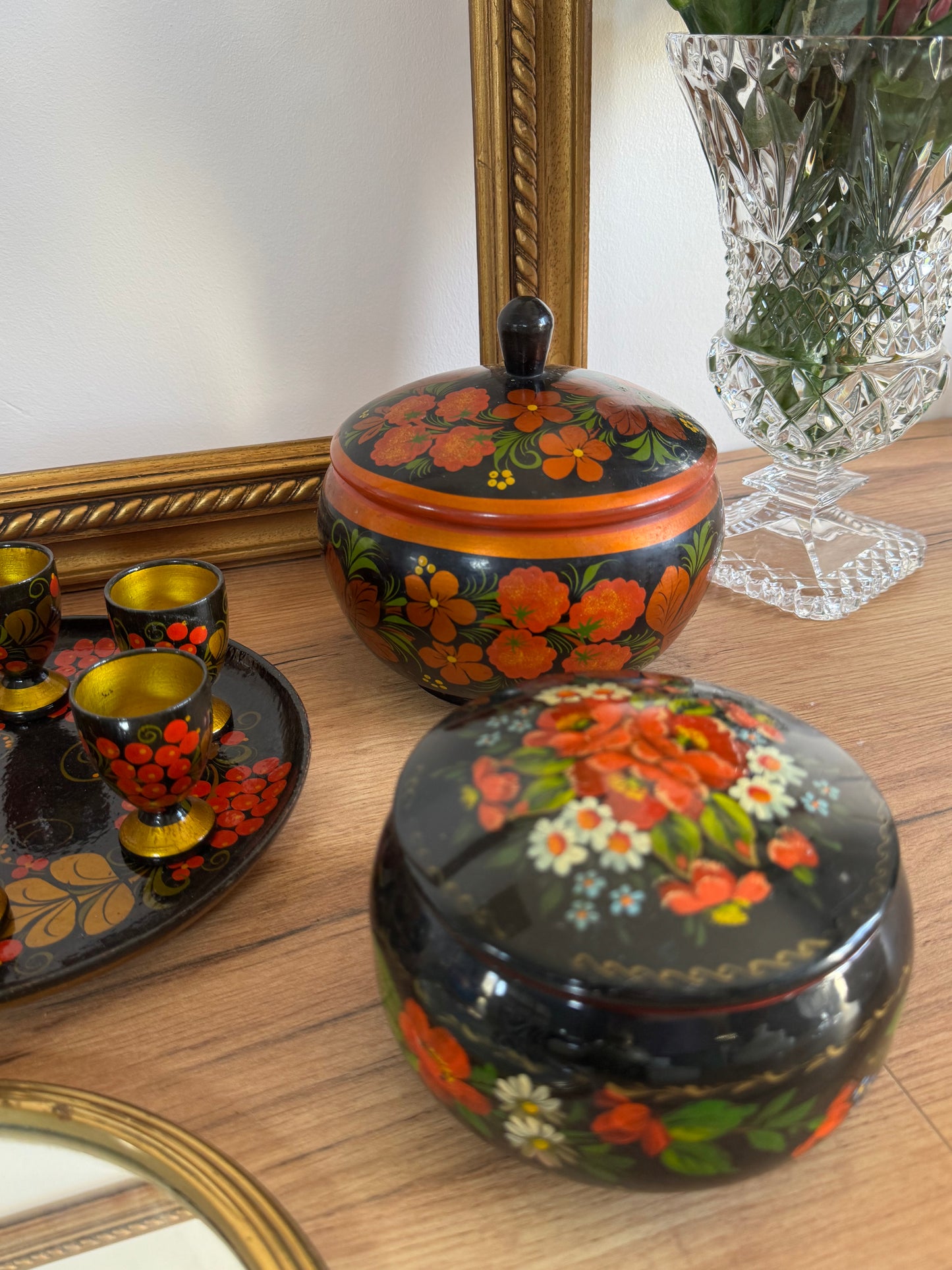 Boîte bonbonnière fleurs