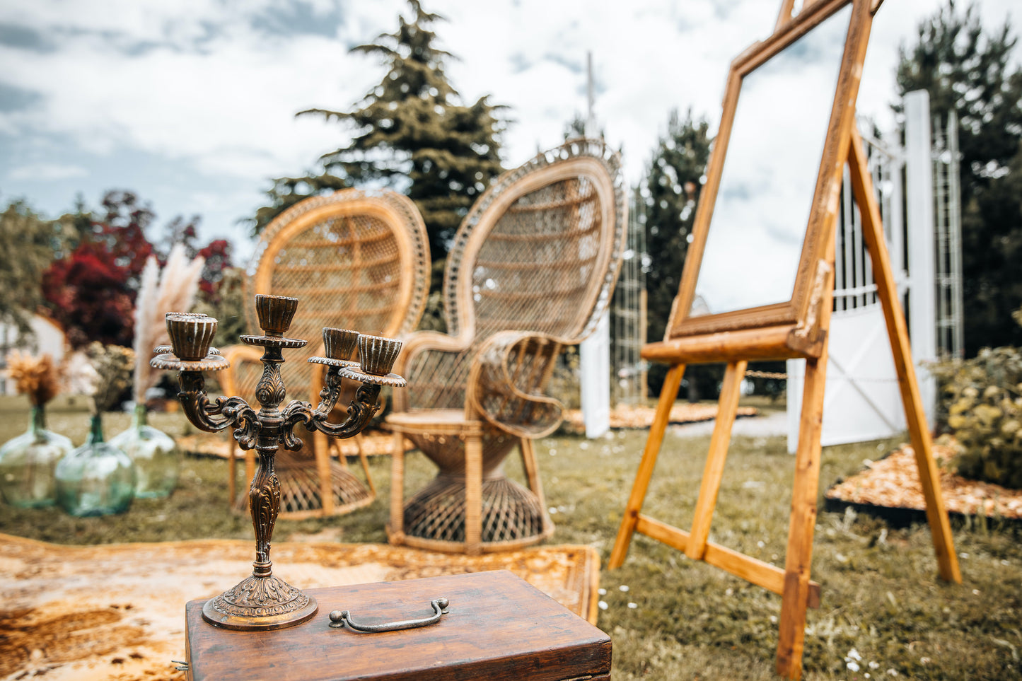 Lot de deux fauteuils Emmanuelle