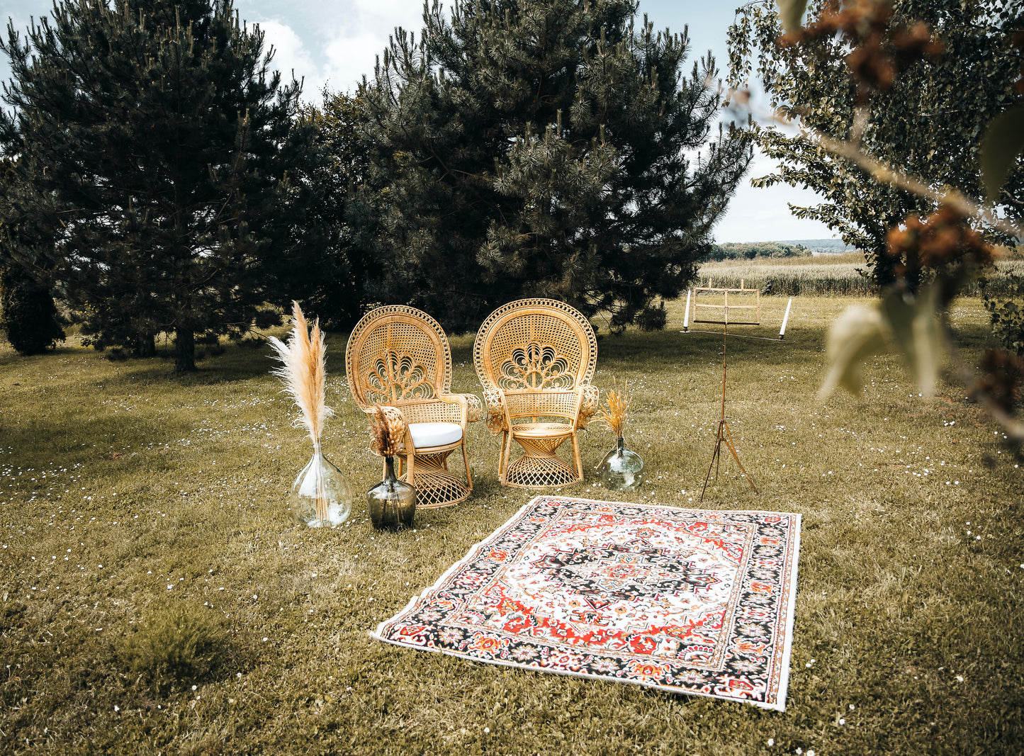 Lot de deux fauteuils Emmanuelle