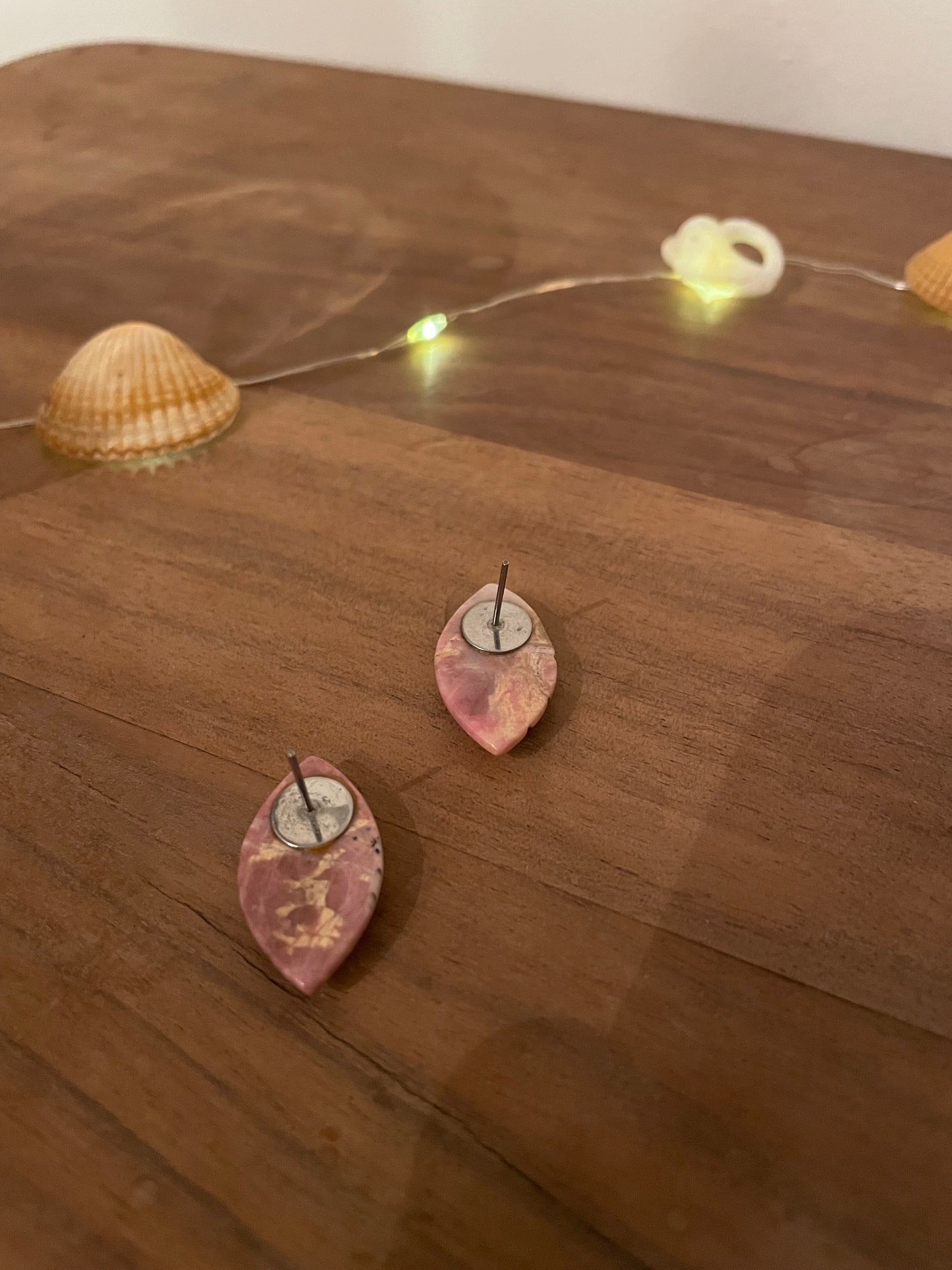 Boucles d'oreilles en pierre