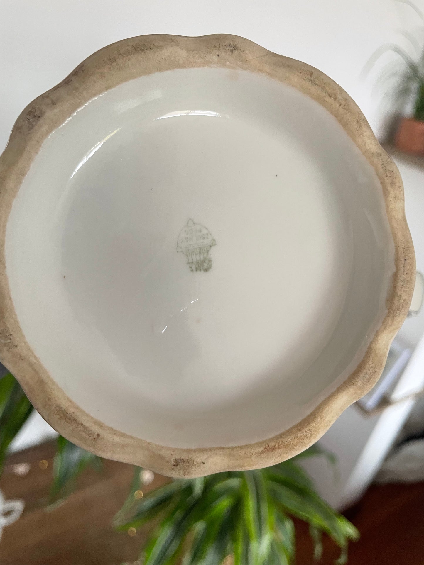 Théière et pot à lait en porcelaine