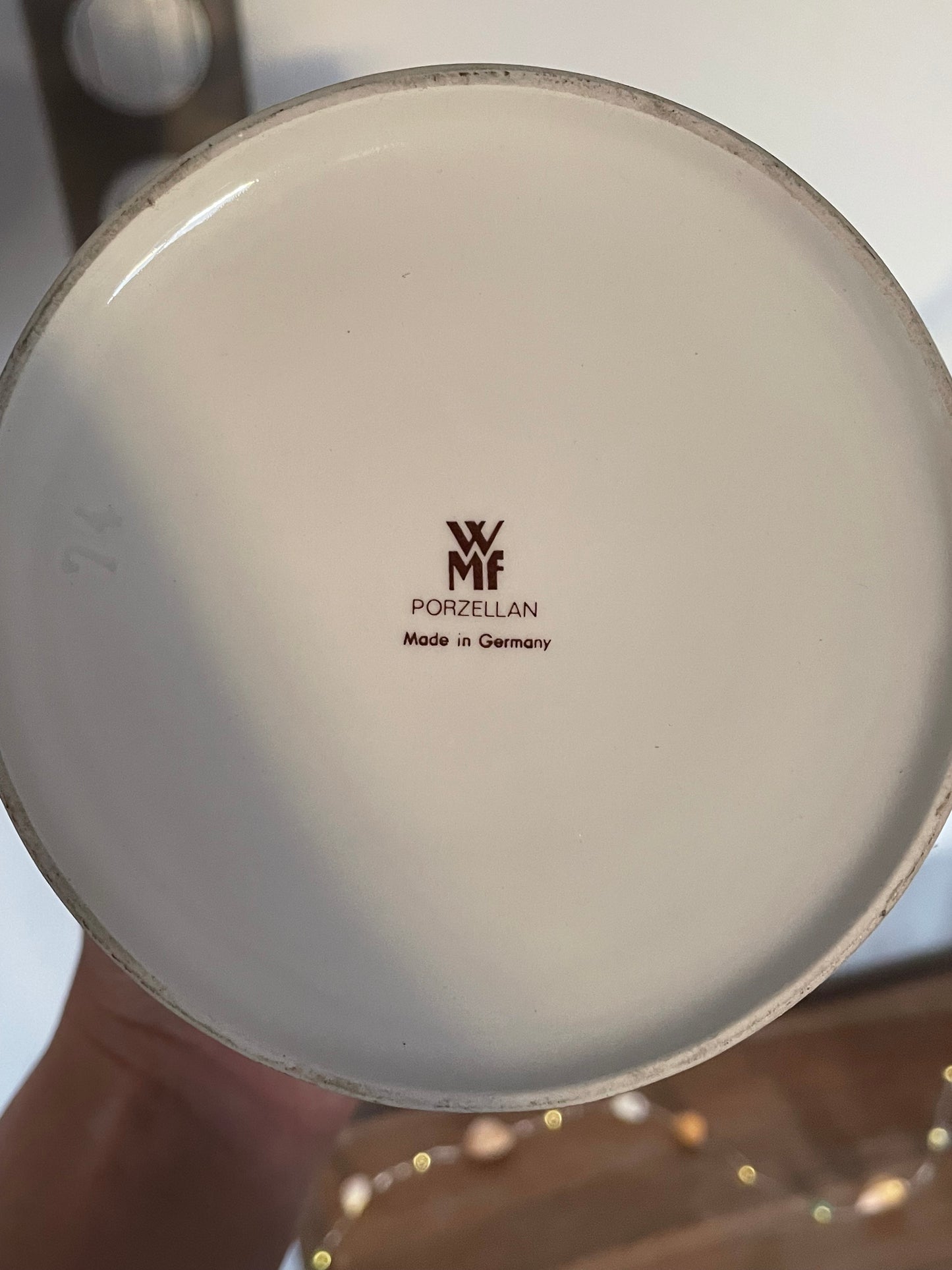 Chope à bière Allemande en porcelaine