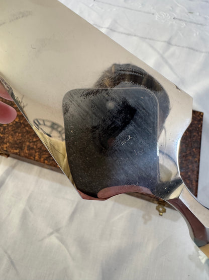 Service à dessert vintage Inox