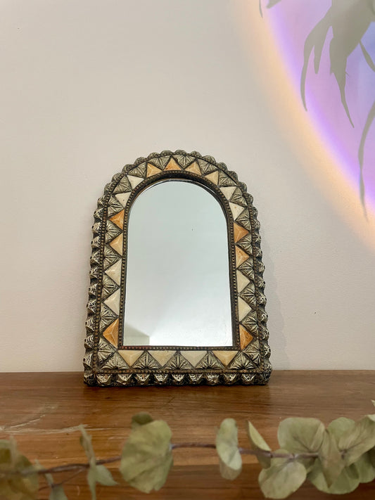 Miroir oriental en os