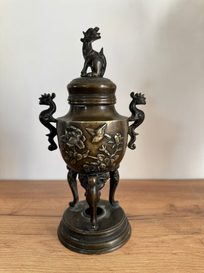 Lot de 3 objets bronze chinois ancien