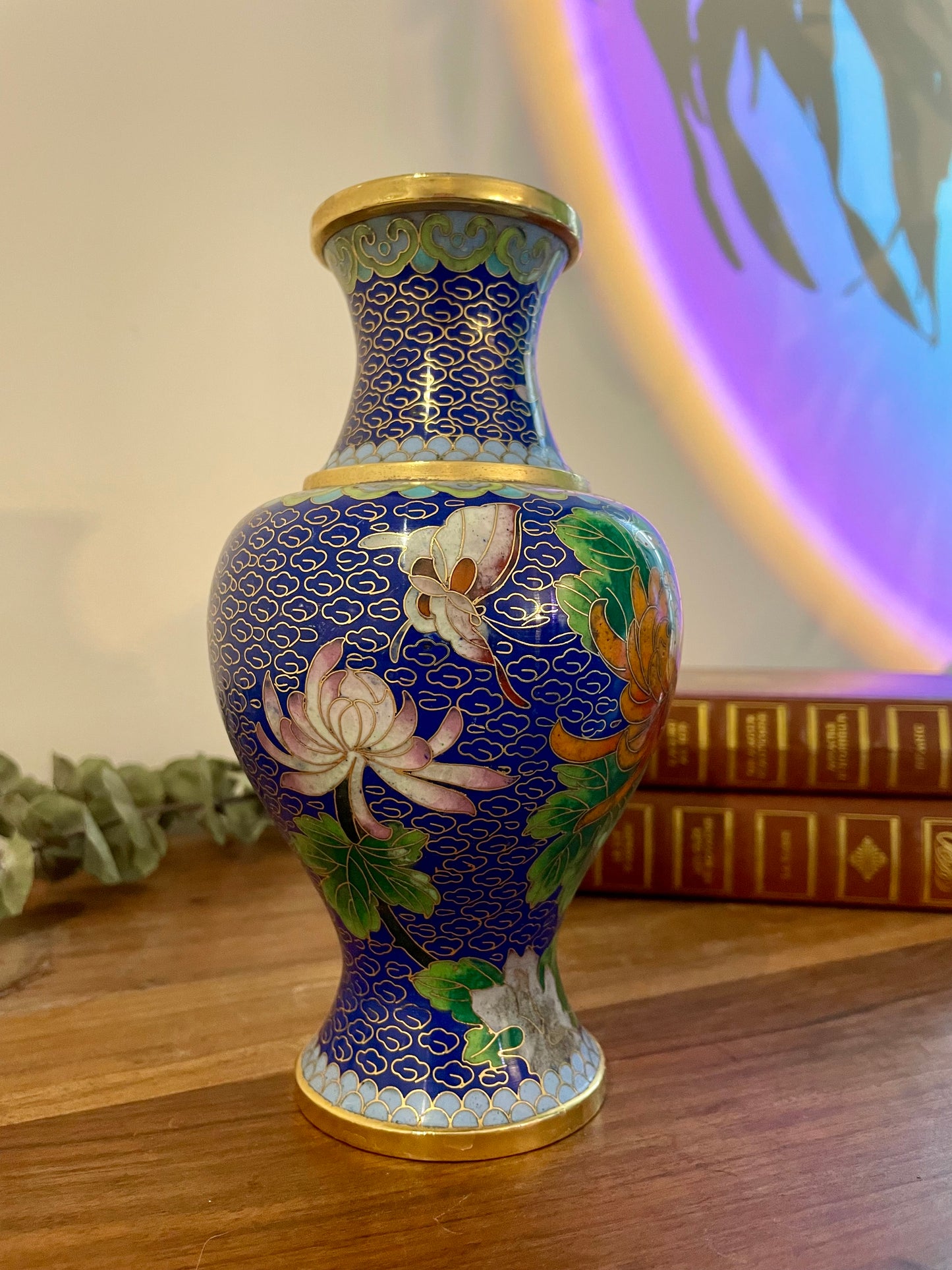 Vase cloisonné chinois