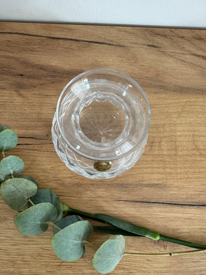 Vase boule cristal