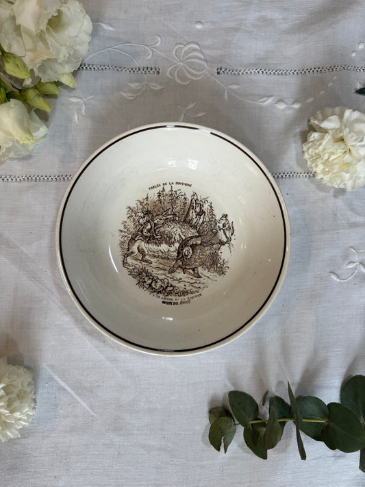 Assiette creuse Sarreguemines