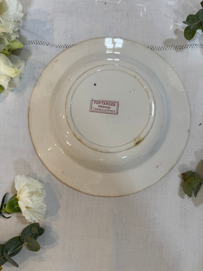 Assiette creuse Sarreguemines
