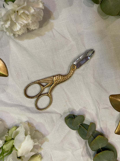 Pince à sucre cigogne vintage