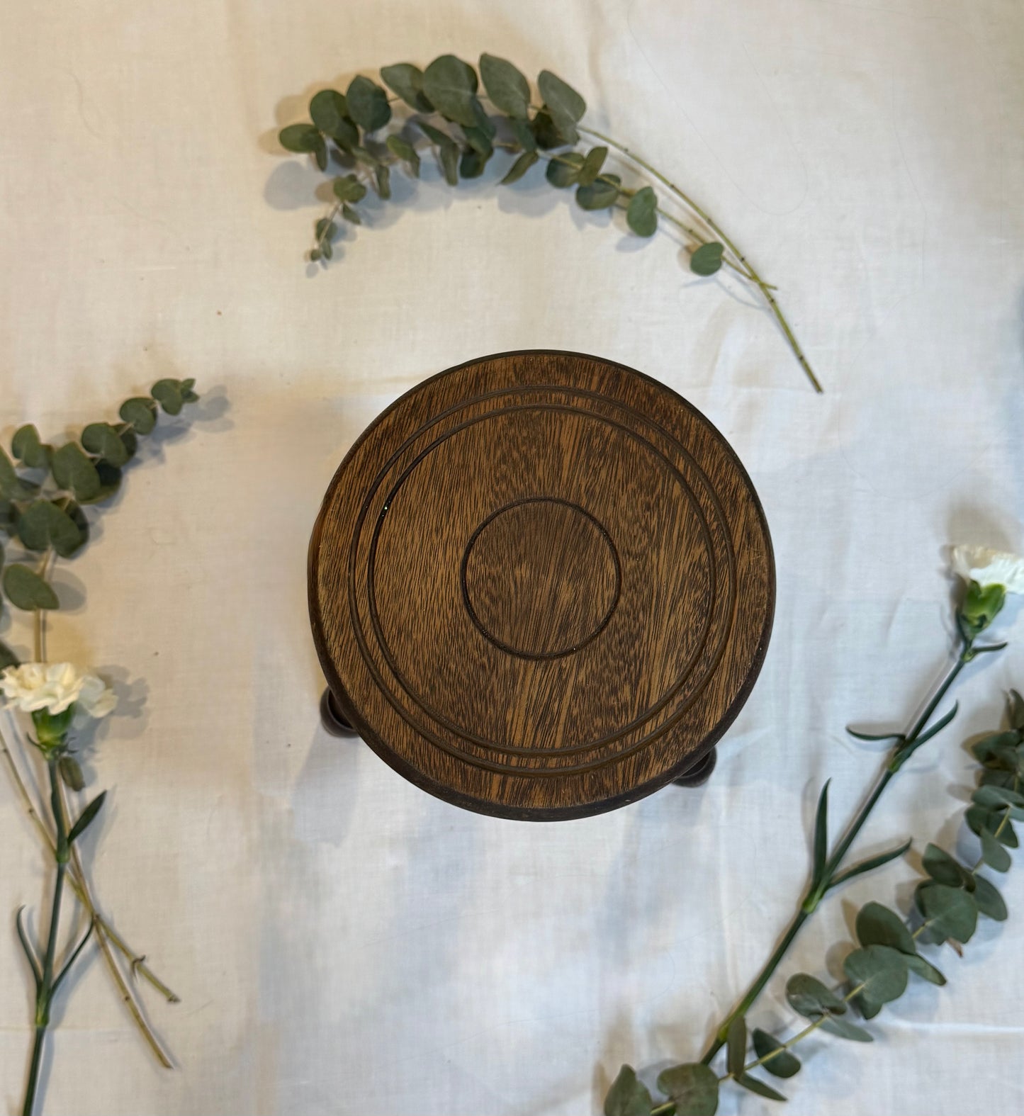 Tripode/tabouret en bois vintage