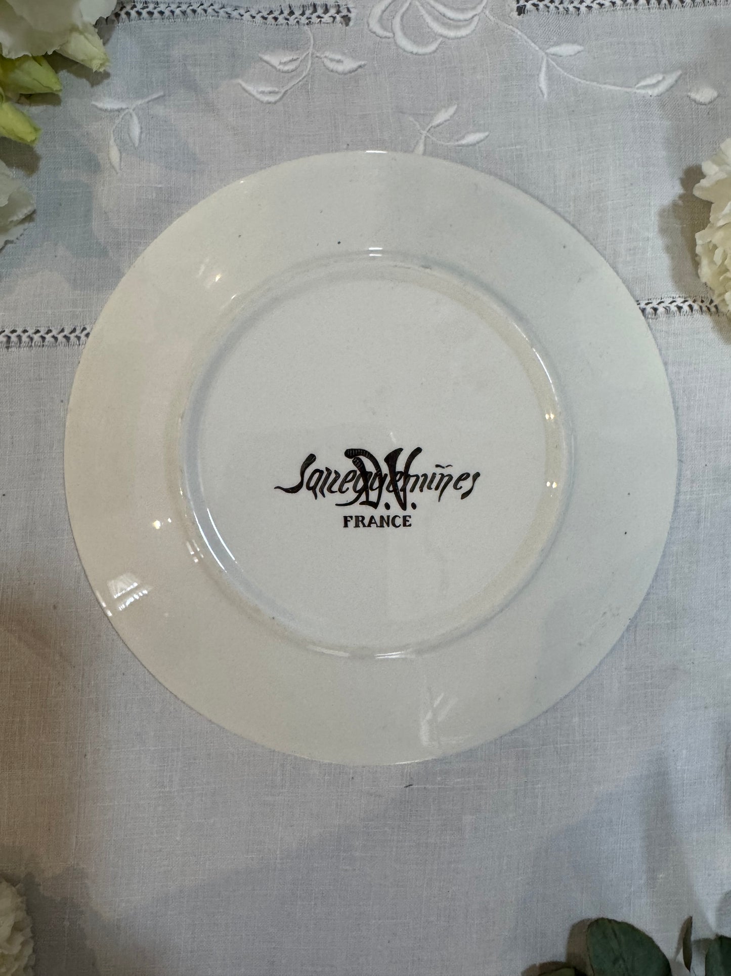 Assiettes Sarreguemines vintage