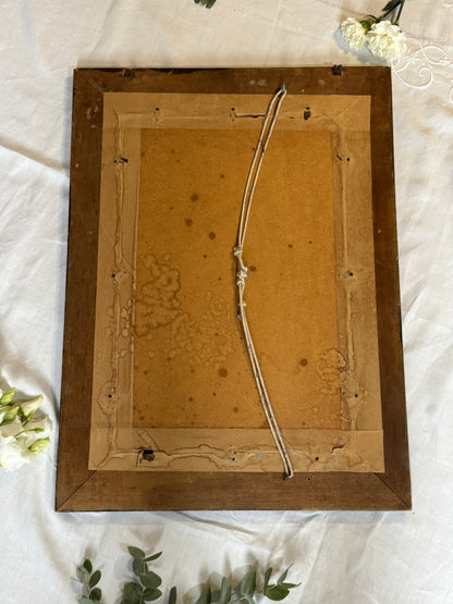 Grand miroir rare turquoise