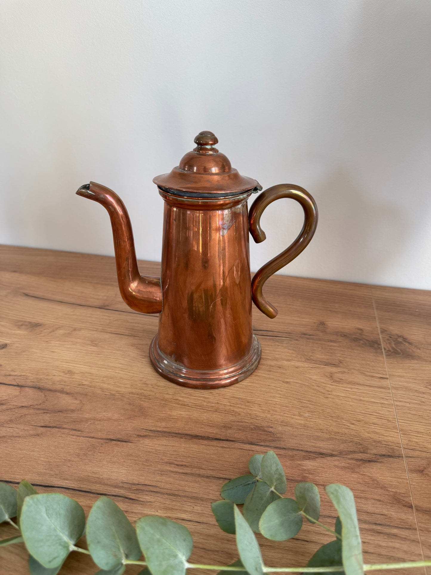 Cafetière cuivre vintage