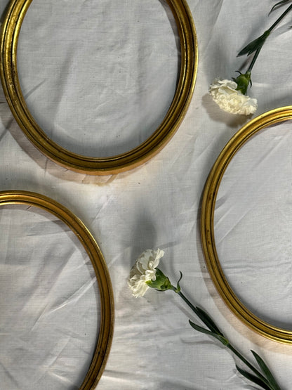 Lot 3 encadrements dorés vintage