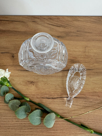 Carafe en cristal vintage