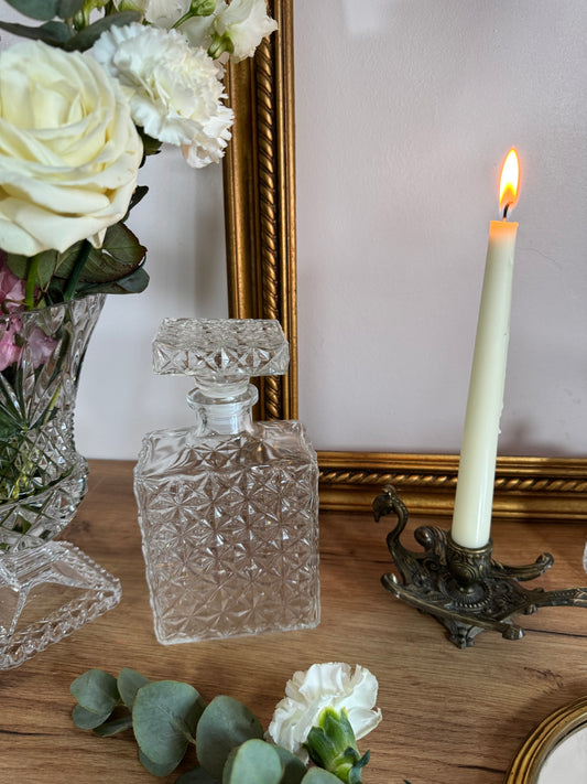 Carafe whisky transparente