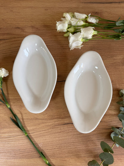 Lot de 3 raviers Limoges porcelaine