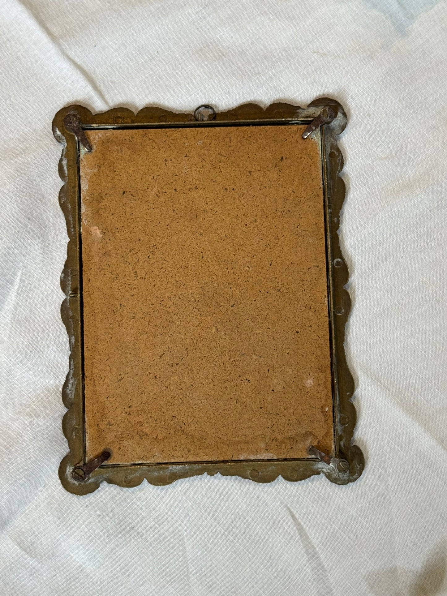 Miroir en laiton vintage