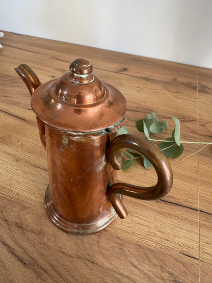 Cafetière cuivre vintage