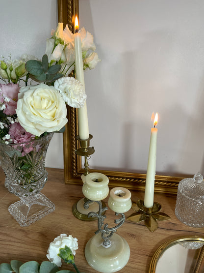 Chandelier laiton onyx