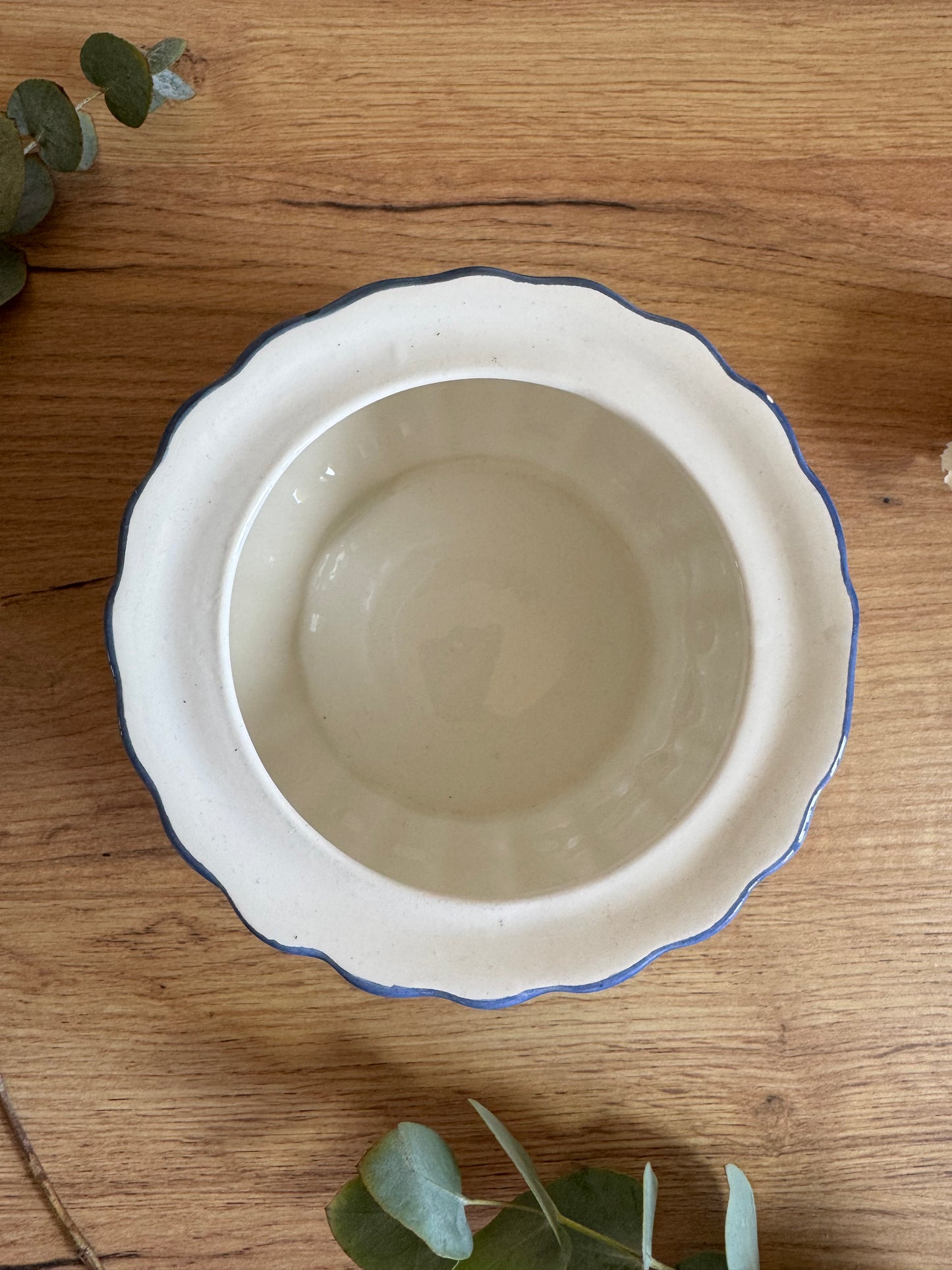 Soupière oiseau vintage